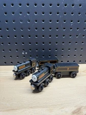 1992 Shining Time Wooden Thomas Train Donald & Douglas! Flat Magnet & Staples!