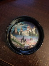 Dracula's Bran Castle Transylvania Romania ceramic ashtray - Vampire, Dracula