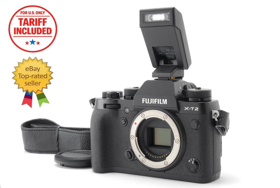 Comptez 16 [presque inutilisé] Boîtier d'appareil photo sans miroir noir Fuji... - Photo 1/4
