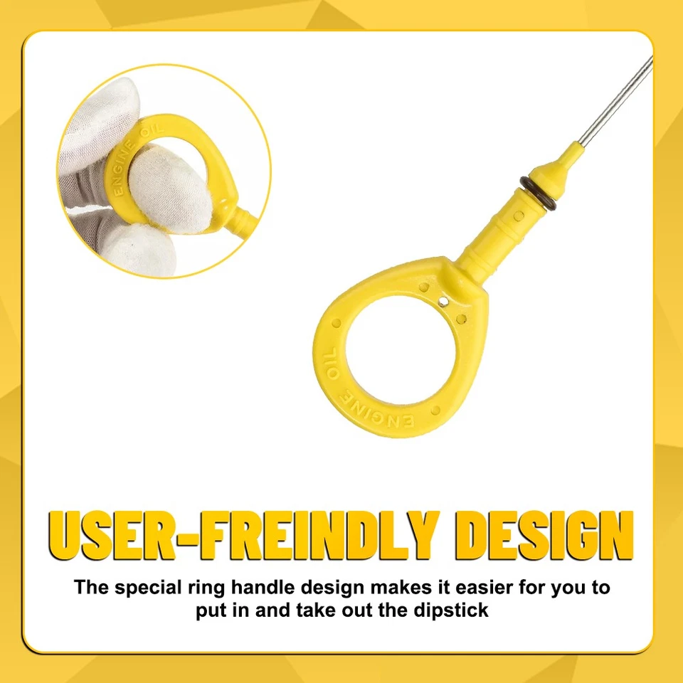 Varilla de medición de aceite de motor para Toyota Camry 2002-2006 indicador de nivel de aceite varilla de inmersión Foto 4 de 4