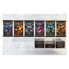 6-Slot Booster Pack Pokemon Dispenser Acrylic with Clear  Base - Stackable