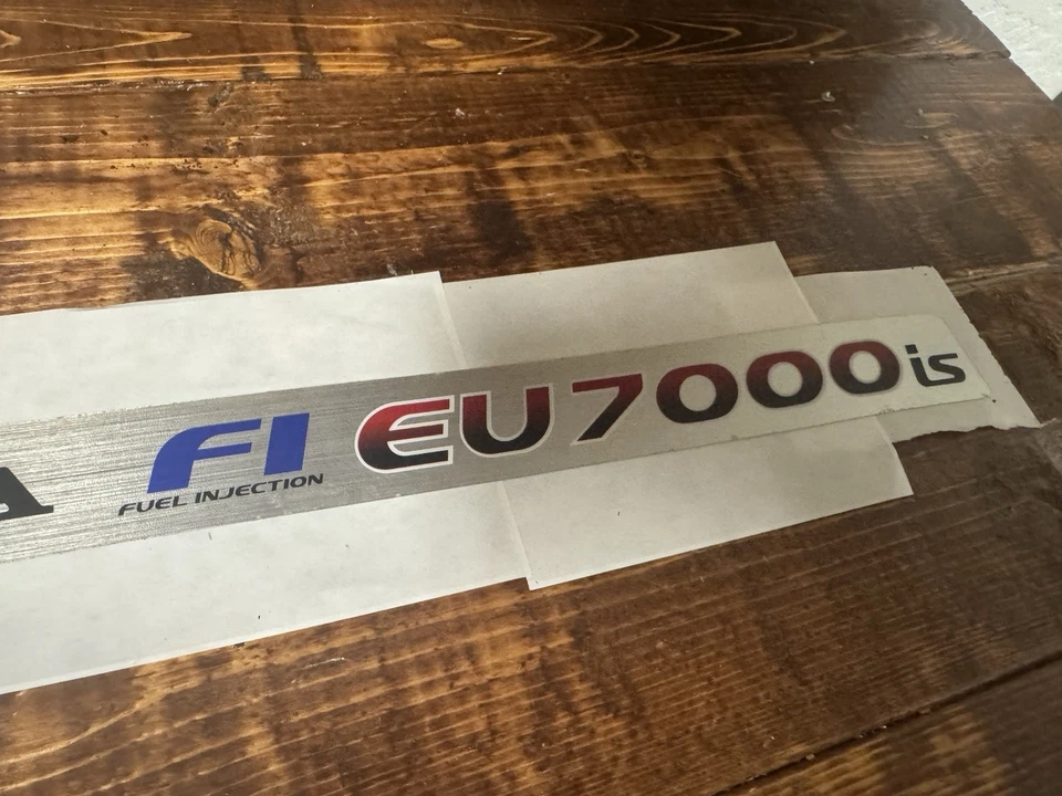 Honda EU7000is Generator OEM Sticker Decal Only 1 - Image 3 of 3
