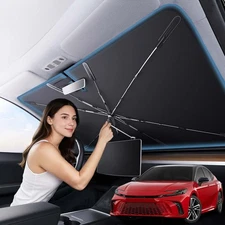 Zanch 2025 Upgraded Car Windshield Sun Shade [Cool Down by 75℉ ] with Heat