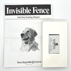 Invisible Fence Brand SAFE Dog Training Manual & VHS - 10 Min Instruction Video