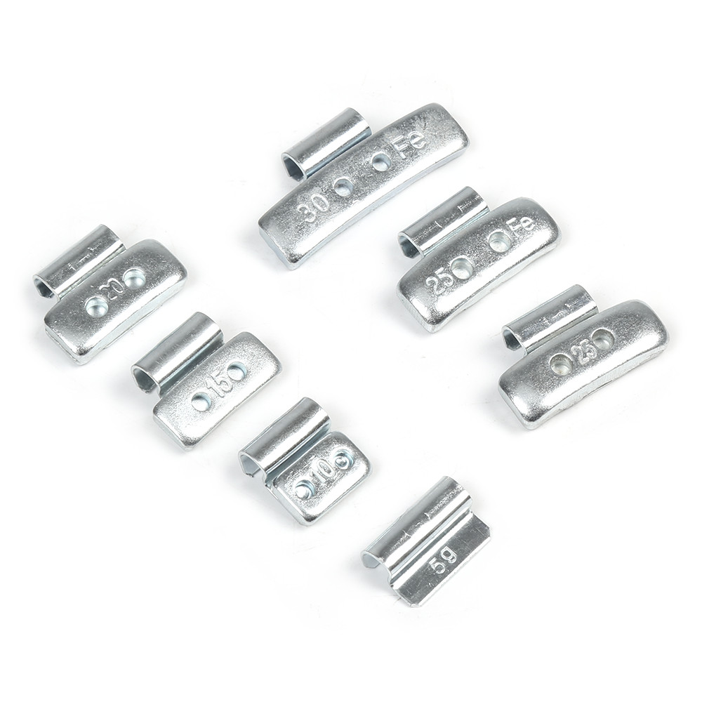 225x Set Pesi a Percussione 5g-30g Pesi Zinco Equilibranti Assortimento Cerchi in Lega foto 6