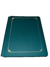 Creative Memories 8 X 10 Scrapbook Album with 15 Unused Pages GREEN Evergreen