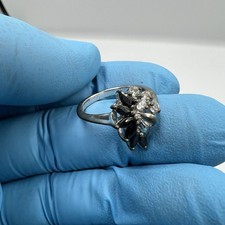 Vintage 925 Sterling Silver RJ Ring Size 7