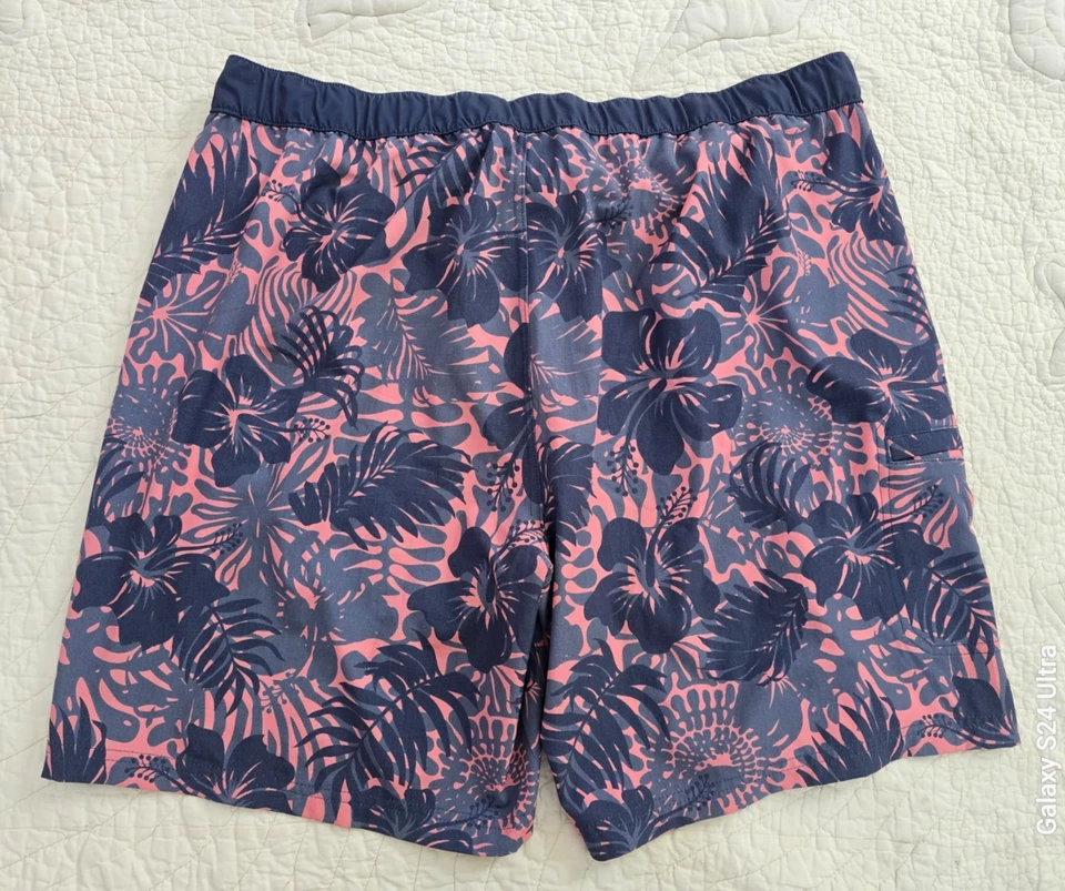 Pantalón corto de natación Free Country Palm Block Cargo Surf XXL para hombre Foto 2 de 4