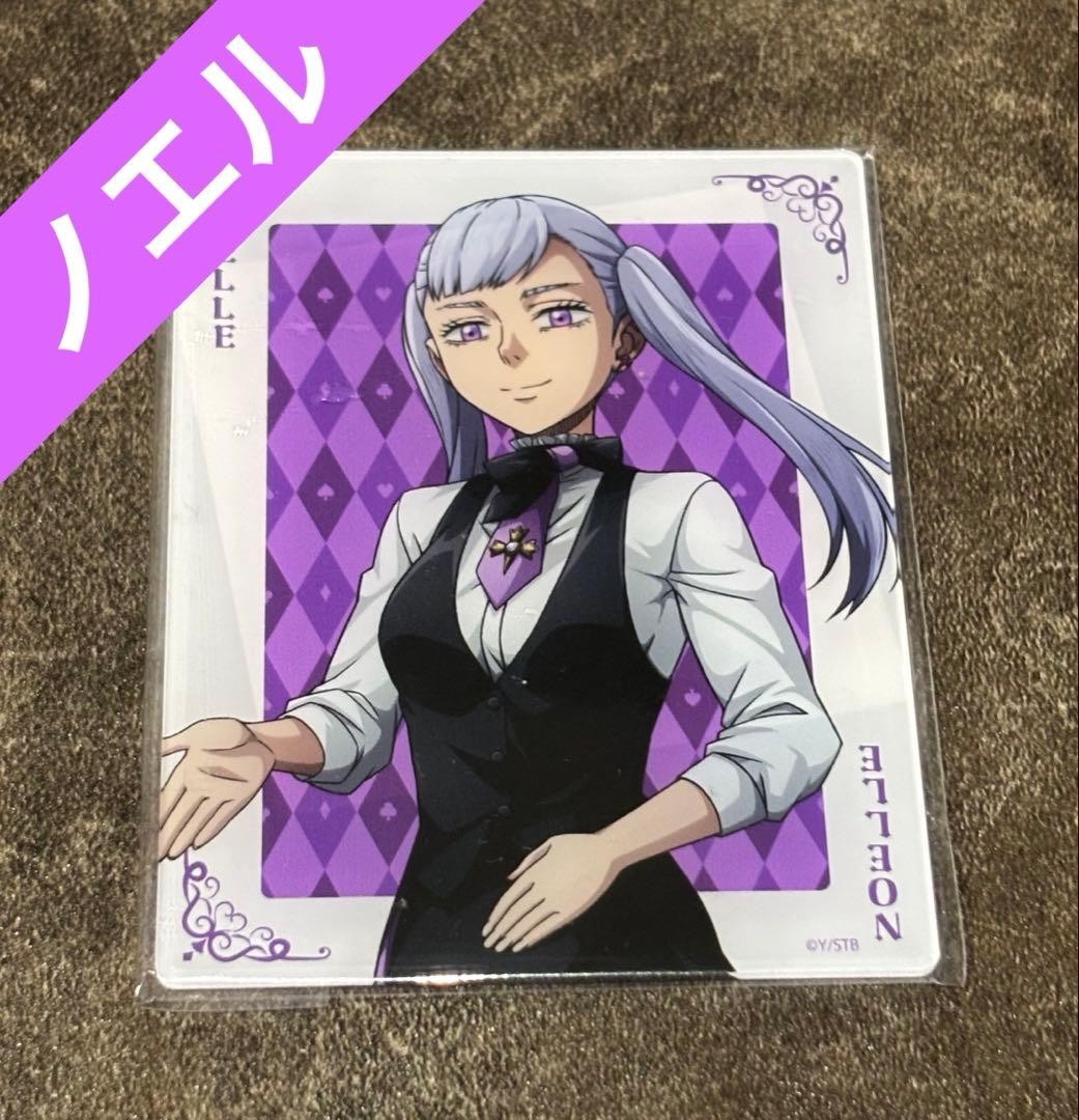 Black Clover eeo Lottery Cards Casino Acrylic Card Noel Collectible Set