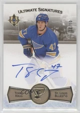 2022-23 Upper Deck Ultimate Collection Signatures Gold 8/10 Torey Krug Auto 0qh5