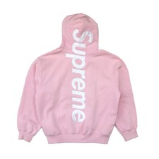 Supreme Satin Applique Hooded Sweatshirt Ligh...