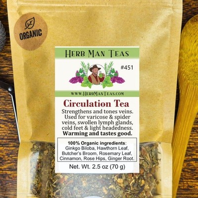 VARICOSE VEIN CLEARING TEA - Strengthens & tones veins By master herbalist