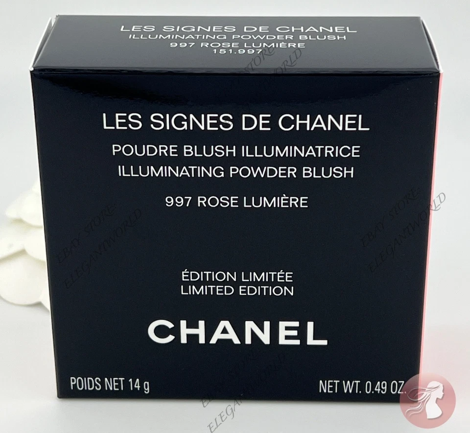 Rubor en polvo iluminador Chanel #997 ROSE LUMIERE vacaciones 2025 nuevo en caja limitado Foto 2 de 4