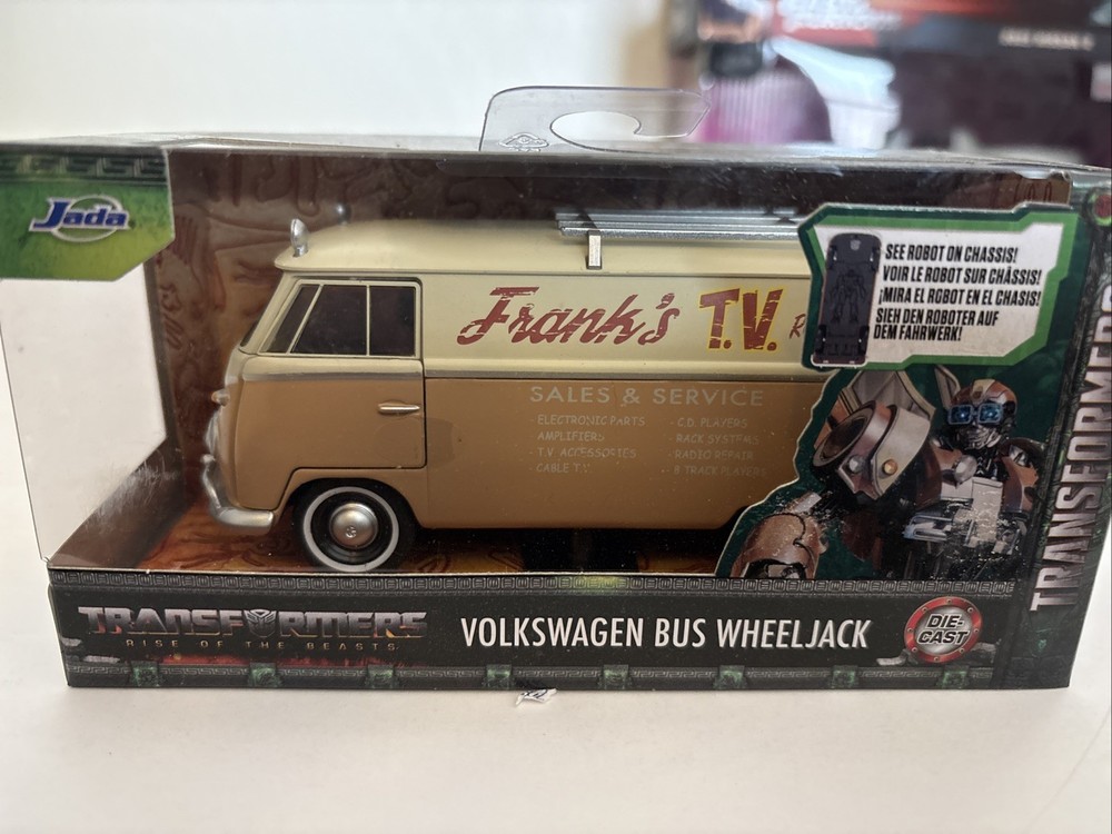 Transformers 7 Wheeljack 1/32 VW Bus Diecast Car by Jada Toys Hollywood Rides