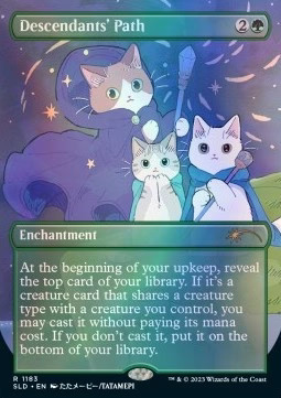 Magic/MTG Descendants' Path MCON-1183 Rare Englisch NM Foil