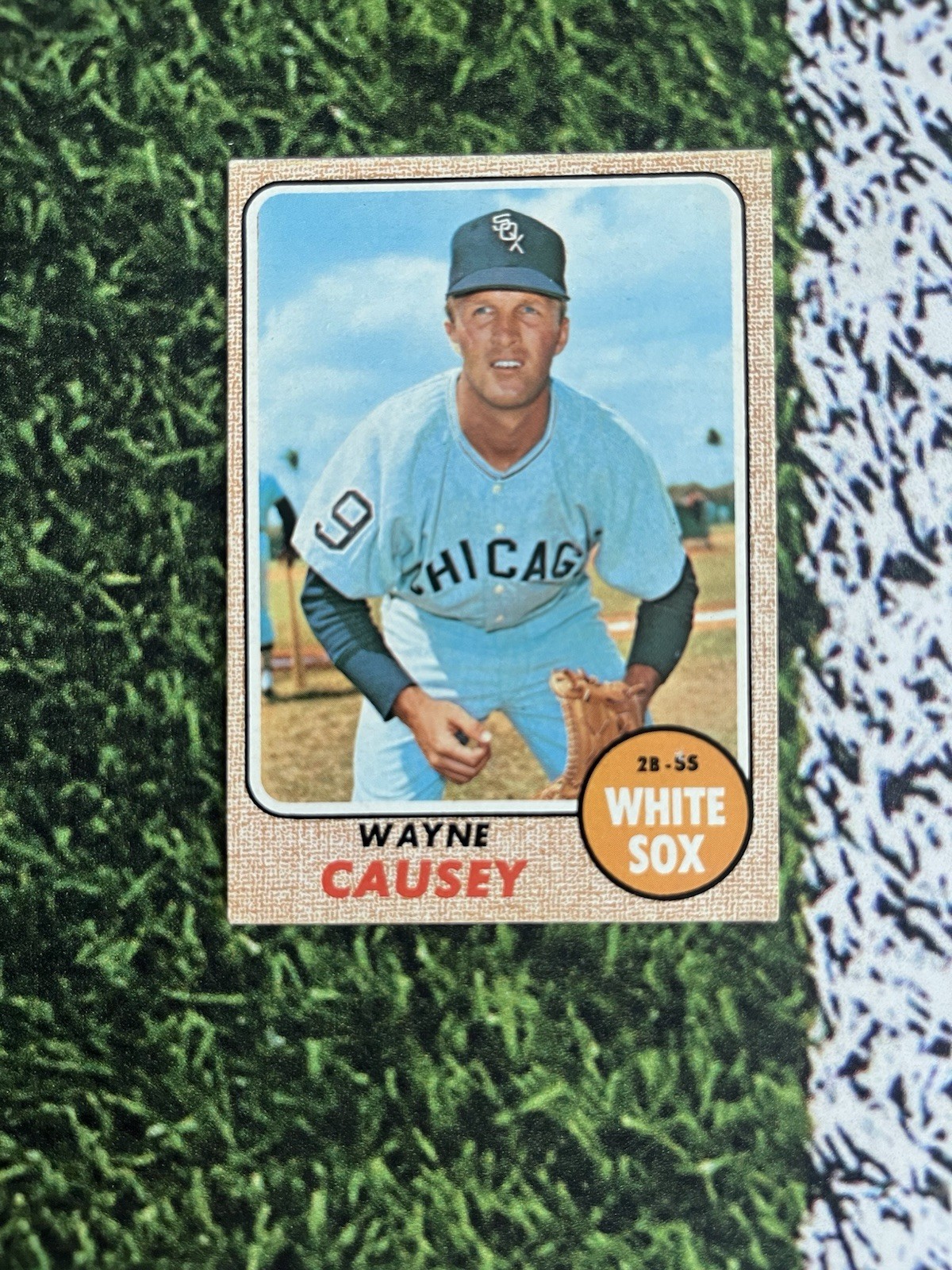 1968 Topps Baseball Wayne Causey #522 Chicago White Sox EX Low Ship