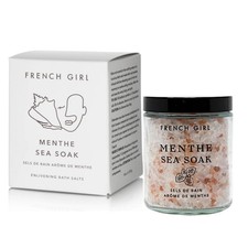 French Girl Mint Bath Salts - Soothing Epsom Salt for Soaking, Aromatherapeut...