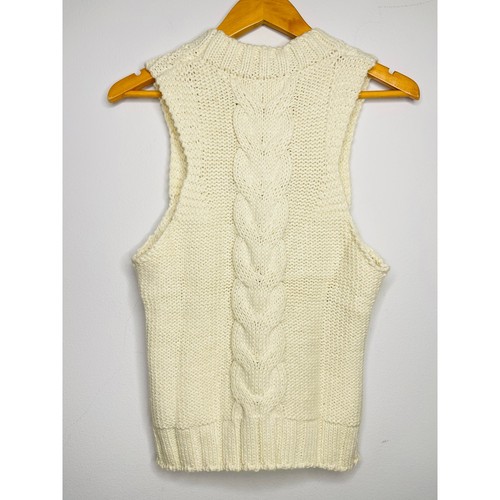 For Love & Lemons women’s Keke Cable Knit Tank size 1X NWT Cream - Picture 6 of 10