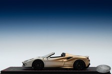 1/43 MR Collection Ferrari F8 Spider White And Gold 🤝ALSO OPEN FOR TRADES 🤝