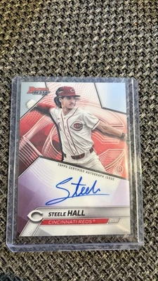2025 Bowman‘s Best Steele Hall Auto Cincinnati Reds - Bild 1 von 2