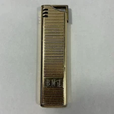 Vintage Colibri Gold Tone Butane Lighter BMJ Japan Tested Working