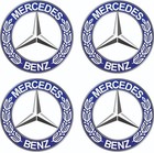 Mercedes Benz AMG Aufkleber 4X6cm (60mm)Rund Wasserdicht Sticker Neu Logo Emblem