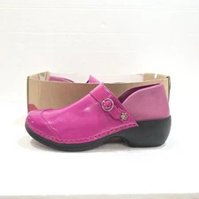 Rocky 4EurSole Pink Leather Nursing Clogs Women’s 8-8.5 Slip Resistant