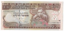 Ethiopia 10 BIRR 1991 Banknote Banknote World Paper Money UNC Currency Bill Note