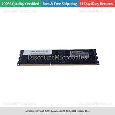 647653-081 HP 16GB DDR3 Registered ECC PC3-10600 1333Mhz 2Rx4