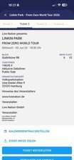 1 X Linkin Park Ticket für Hamburg am 03.06.2026