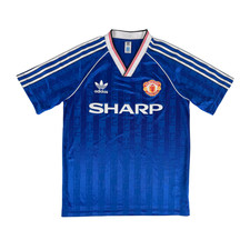 Manchester United 1988/90 ADIDAS Reissue Football Shirt S 80s Mens Soccer Jersey