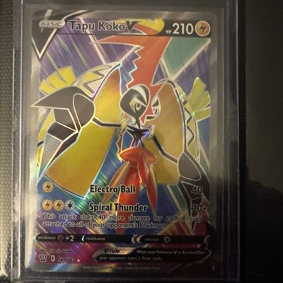 Pokémon TCG Tapu Koko v Sword & Shield Battle Styles Holo Ultra Rare 147/163