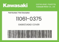 Kawasaki Genuine Gasket,Head Cover - 11061-0375