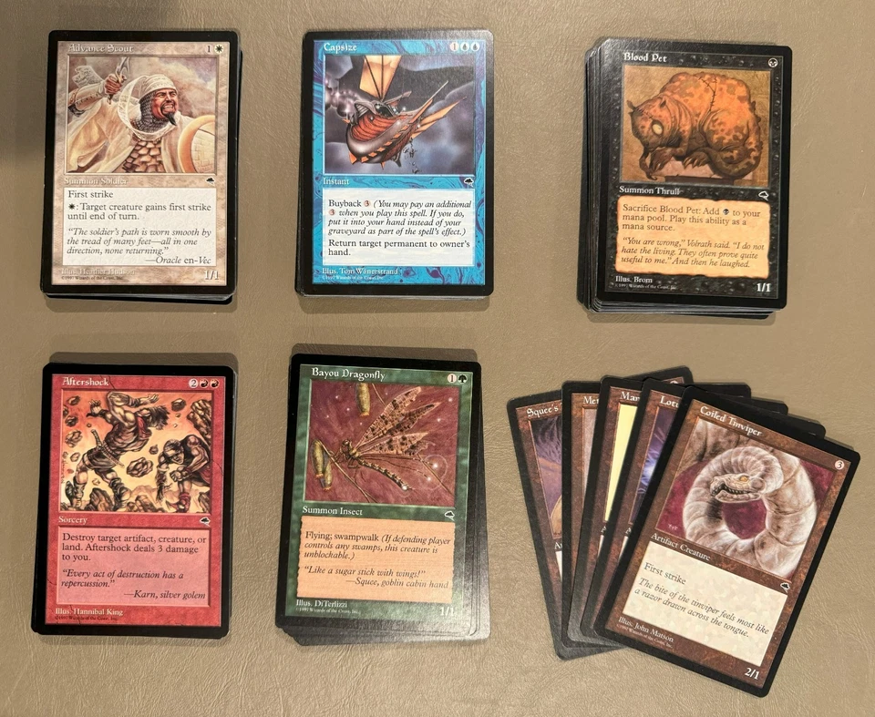 MTG Tempest Common Set 110 cards - Image 2 of 2