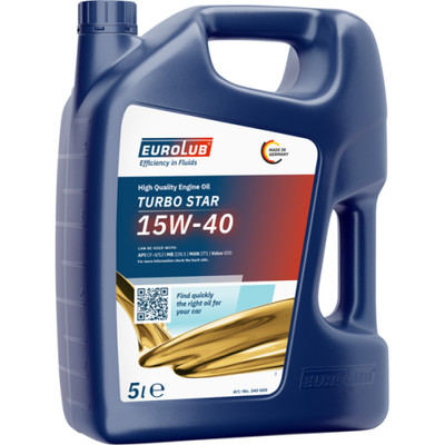 Motoröl Motorenöl TURBO STAR SAE 15W/40 RST Super 15W-40 5 Liter Kanister EUROLU