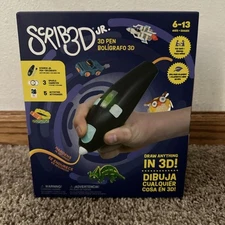 SCRIB3D Junior 3D Printing Pen Set for Kids with Filament & Activity Guide NEW
