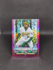 Lawrence Butler Magenta Refractor 66/75 RC 2024 Bowman Sterling - Athletics