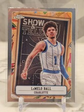 2024-25 Topps Chrome SHOW & TELL #ST-8 LaMELO BALL Charlotte Hornets