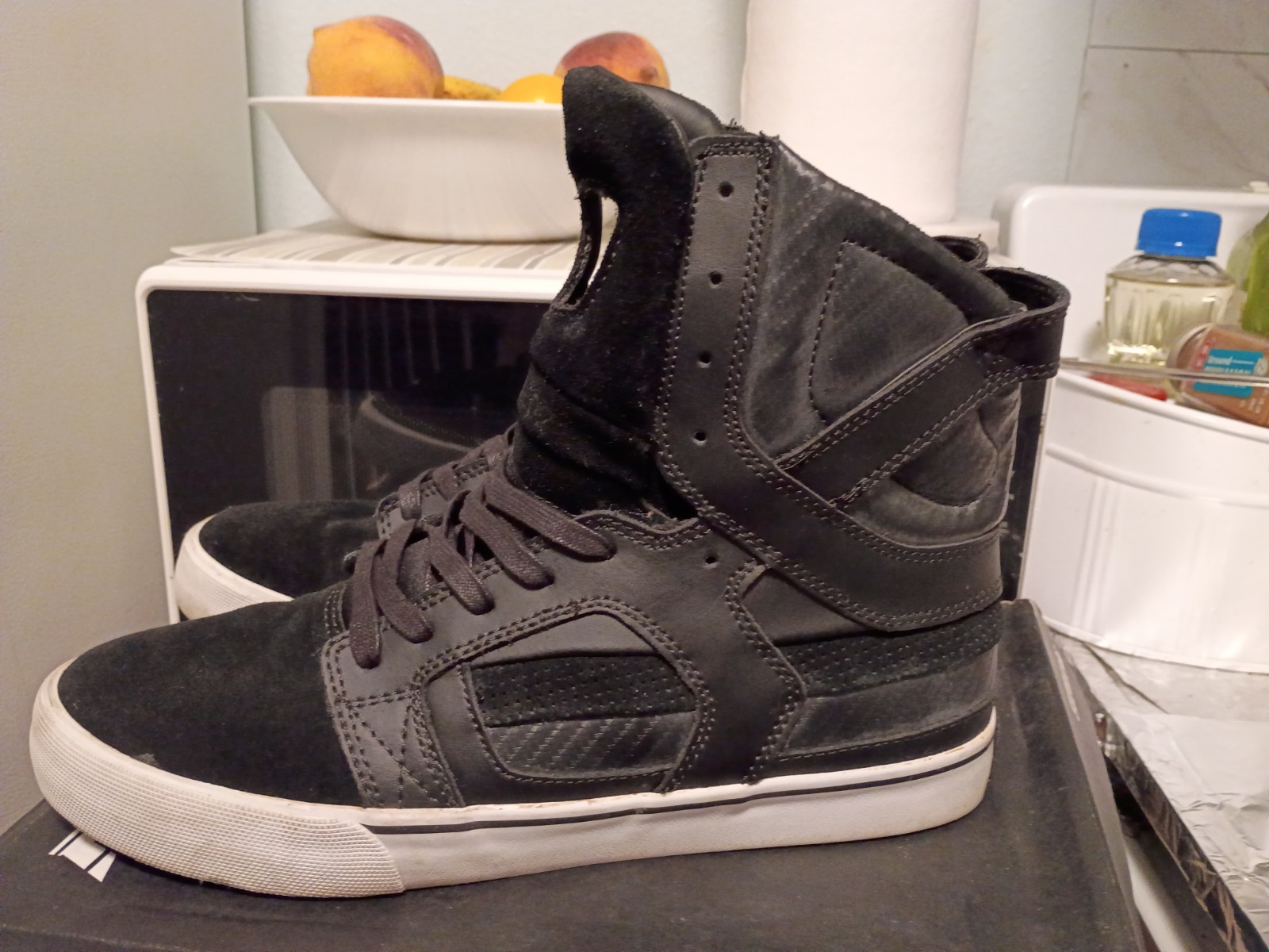 RARE SUPRA SKYTOP 2 OG BLACK WHITE! SKATEBOARD SHOES Osiris DC ES SB Vans Asics image 3