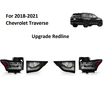 Upgrade Redline LED Tail Light For 2018-2021 Chevy Traverse left right pair