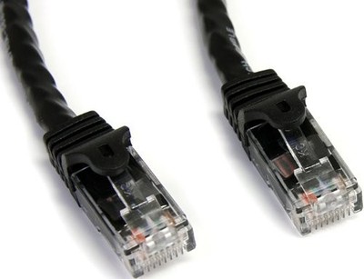 Startech N6PATCH75BK 75ft Black Cat6 UTP Patch Cable RJ45 M-F