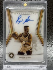 2018-19 Panini Opulence Dennis Scott Magnificent Autographs Auto #08/79 Magic