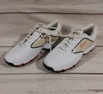 Nike Lunar Links White Pink Women Golf Shoes Sz 7.5 - 418376-161 Golfer