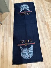 Sciarpa gatto mistico, abbellimento, lunghezza 74 pollici.