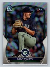 2023 Bowman Draft #BDC-73 Teddy McGraw Chrome Refractor