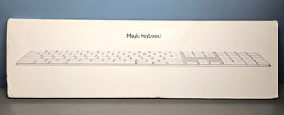 Apple Wireless Magic Keyboard - Bluetooth - Numeric Keypad - New & Sealed!