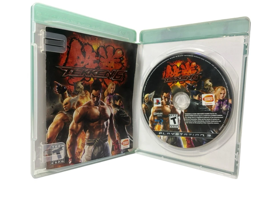 Juego Tekken 6 PS3 Sony PlayStation 3 Completo CIB Sin Probar Bandai Namco Fighter Foto 2 de 4