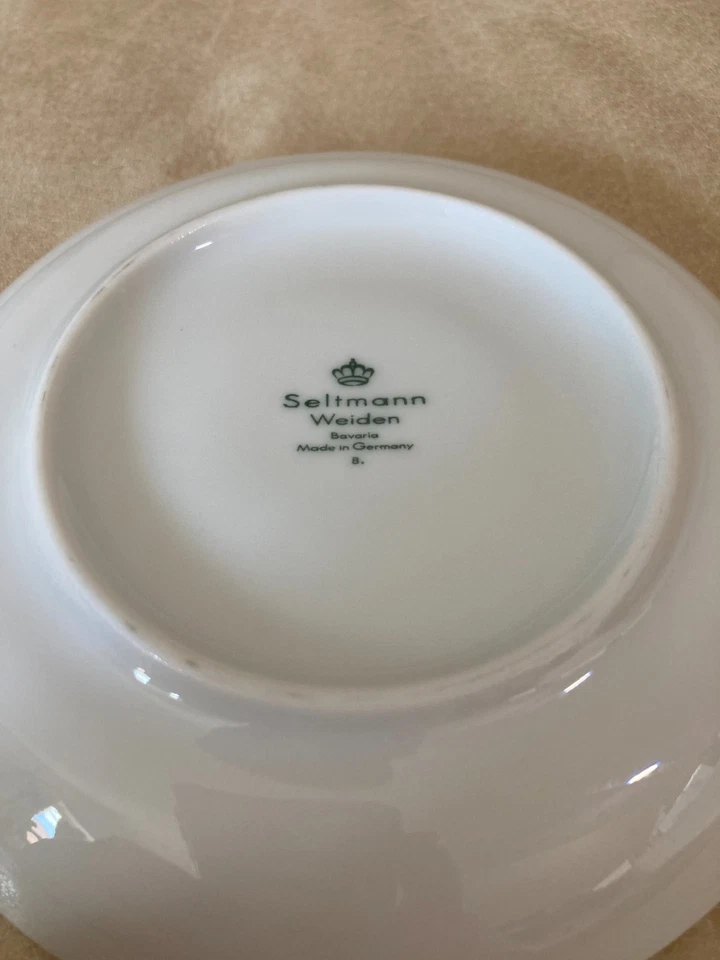 Juego de platos de café de porcelana Seltmann Weiden 15 piezas tazas blancas bote Foto 4 de 4