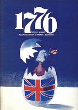 1776 Souvenir Program, Don Perkins, Sam Kressen, Gil Martin, Philadelphia, 1976