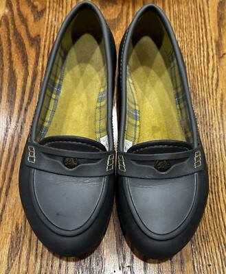 Crocs Lano Slip On Loafers Shoes Womens Sz Flats Rubber Casual  Professional 25